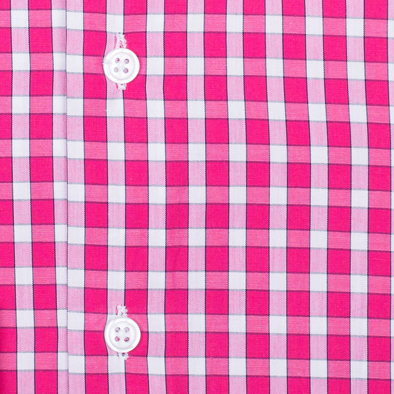 Pink Checked Bespoke Shirt